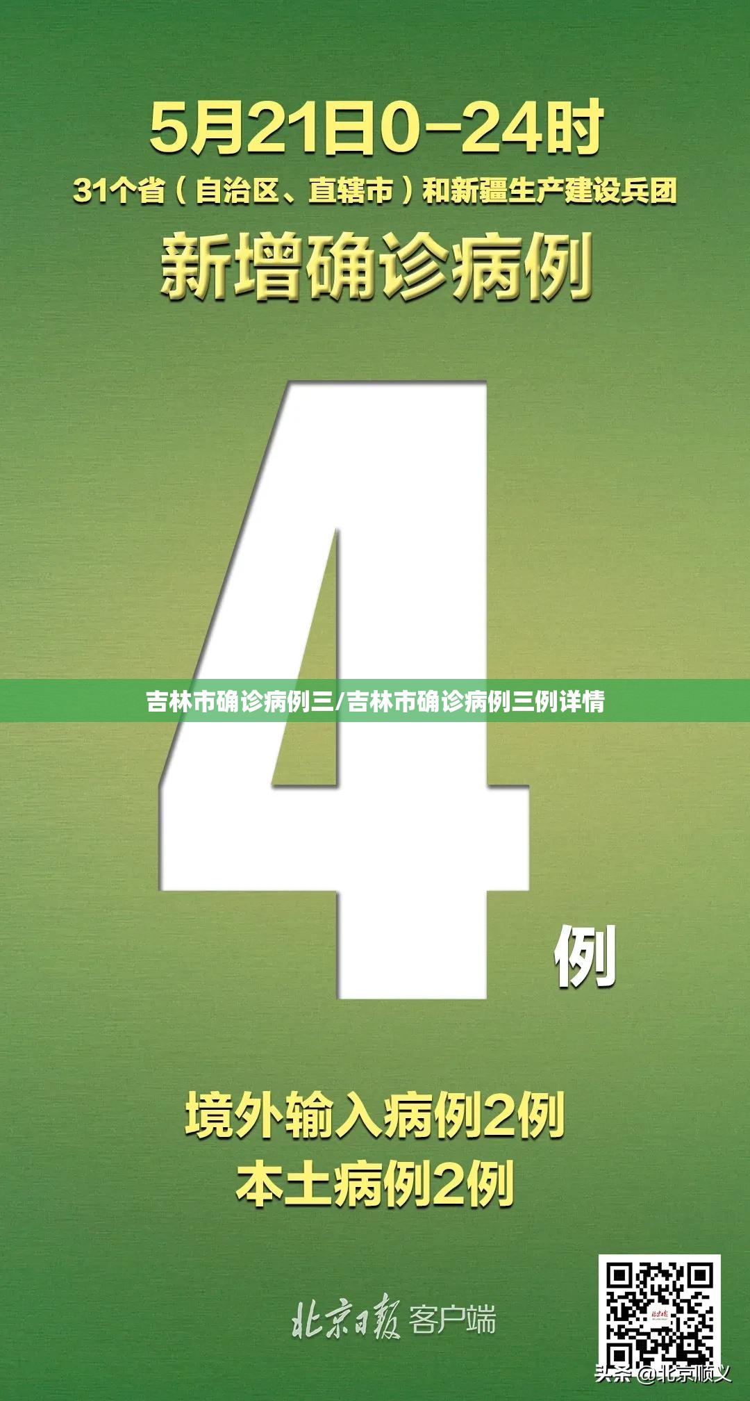 吉林市确诊病例三/吉林市确诊病例三例详情 吉林市确诊病例三/吉林市确诊病例三例详情