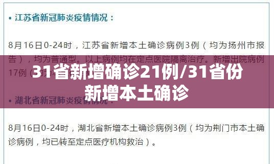 31省新增确诊21例/31省份新增本土确诊
