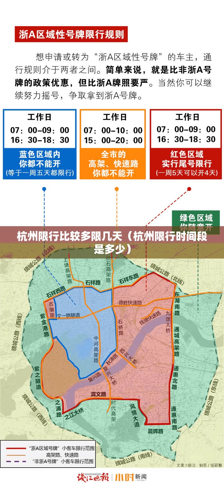 杭州限行比较多限几天(杭州限行时间段是多少) 杭州限行比较多限几天(杭州限行时间段是多少)