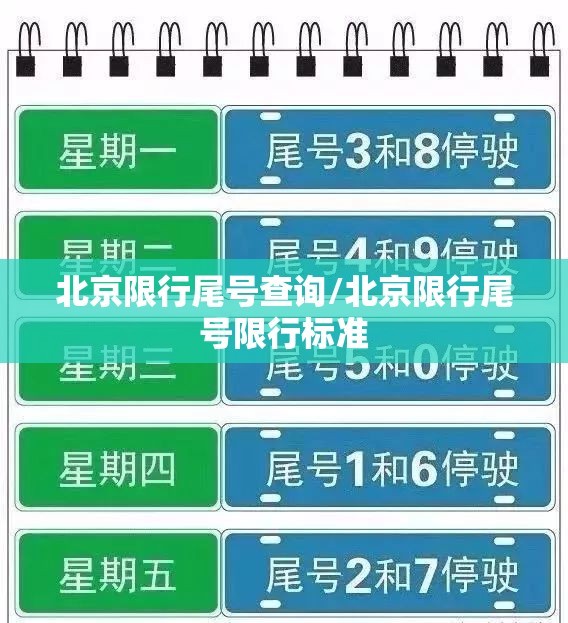 北京限行尾号查询/北京限行尾号限行标准 北京限行尾号查询/北京限行尾号限行标准
