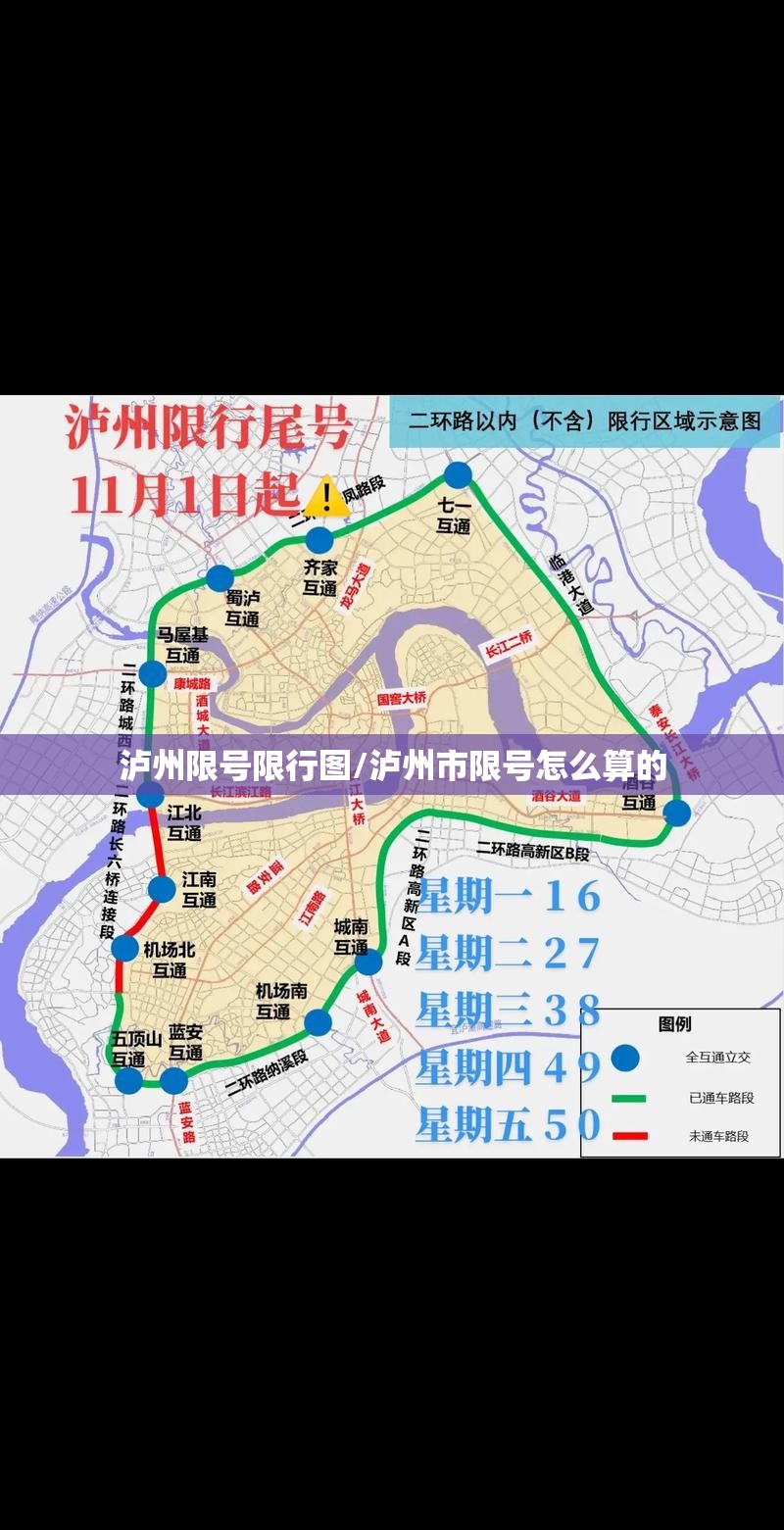 泸州限号限行图/泸州市限号怎么算的