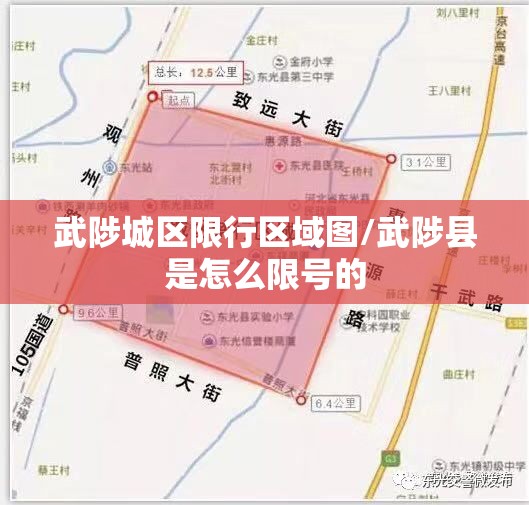 武陟城区限行区域图/武陟县是怎么限号的