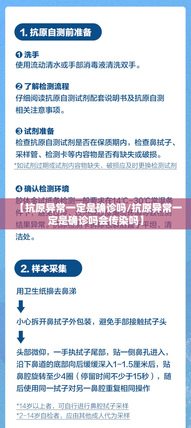 【抗原异常一定是确诊吗/抗原异常一定是确诊吗会传染吗】 【抗原异常一定是确诊吗/抗原异常一定是确诊吗会传染吗】