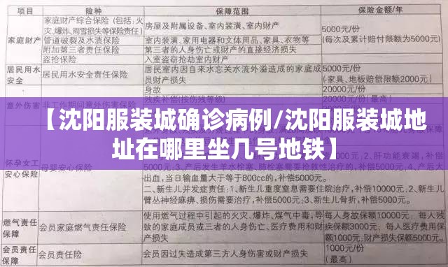 【沈阳服装城确诊病例/沈阳服装城地址在哪里坐几号地铁】