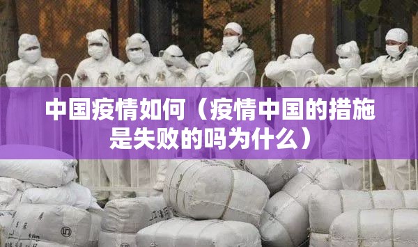 中国疫情如何（疫情中国的措施是失败的吗为什么）
