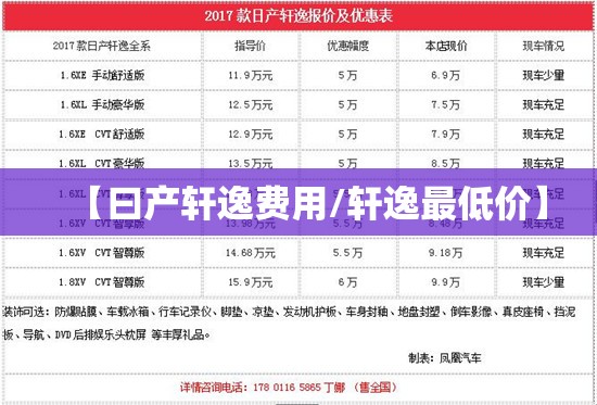 【曰产轩逸费用/轩逸最低价】 【曰产轩逸费用/轩逸最低价】