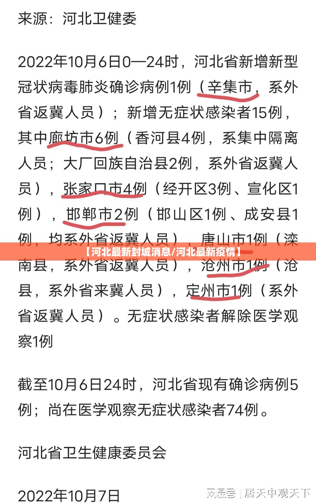 【河北最新封城消息/河北最新疫情】