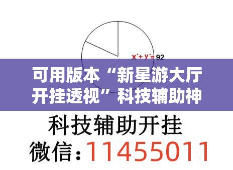 可用版本“新星游大厅开挂透视”科技辅助神器手机版