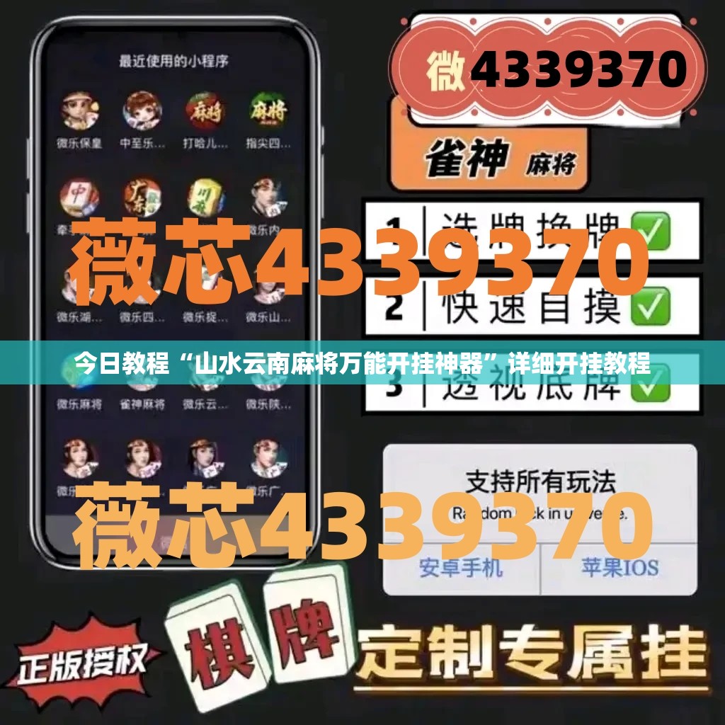 今日教程“山水云南麻将万能开挂神器”详细开挂教程