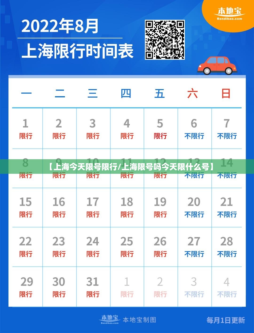 【上海今天限号限行/上海限号吗今天限什么号】