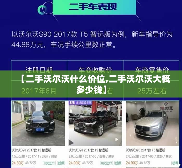 【二手沃尔沃什么价位,二手沃尔沃大概多少钱】 【二手沃尔沃什么价位,二手沃尔沃大概多少钱】